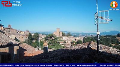 immagine della webcam nei dintorni di Orvieto: webcam Proceno