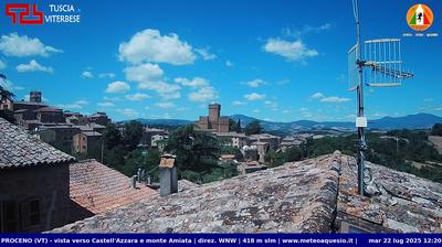 immagine della webcam nei dintorni di Castel del Piano: webcam Proceno