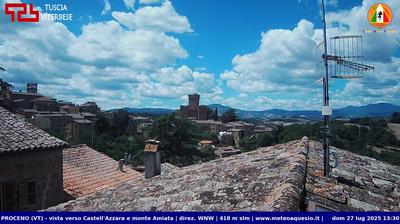 immagine della webcam nei dintorni di Castel del Piano: webcam Proceno