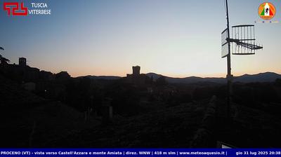 immagine della webcam nei dintorni di Capodimonte: webcam Proceno