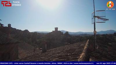 immagine della webcam nei dintorni di Lubriano: webcam Proceno