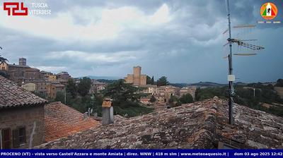 immagine della webcam nei dintorni di Monte Amiata: webcam Proceno