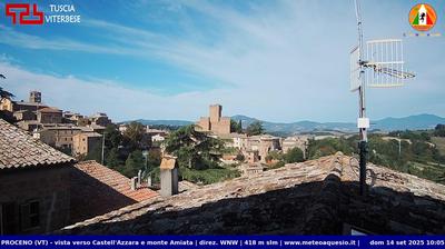 immagine della webcam nei dintorni di Valentano: webcam Proceno
