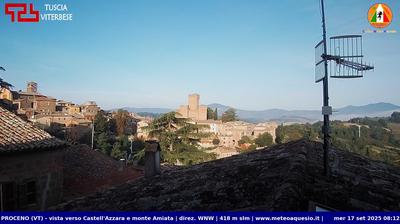 immagine della webcam nei dintorni di Monte Amiata: webcam Proceno