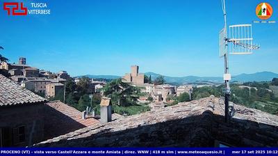 immagine della webcam nei dintorni di Monte Amiata: webcam Proceno