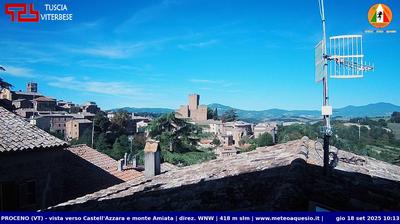 immagine della webcam nei dintorni di Castel Viscardo: webcam Proceno