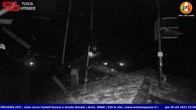 immagine della webcam nei dintorni di Castell'Azzara: webcam Proceno