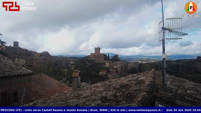 immagine della webcam nei dintorni di Abbadia San Salvatore: webcam Proceno