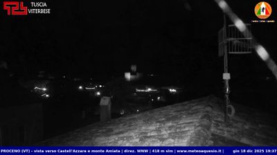 immagine della webcam nei dintorni di Monte Amiata: webcam Proceno