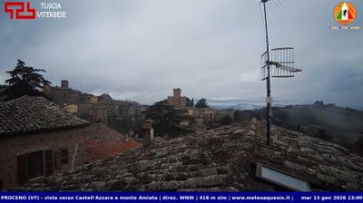 immagine della webcam nei dintorni di Lubriano: webcam Proceno