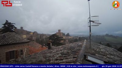 immagine della webcam nei dintorni di Castel del Piano: webcam Proceno
