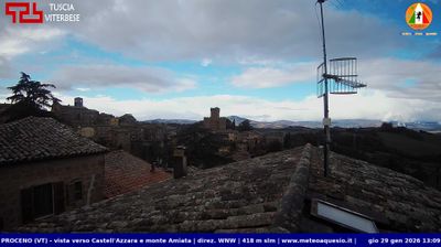 immagine della webcam nei dintorni di Castel del Piano: webcam Proceno
