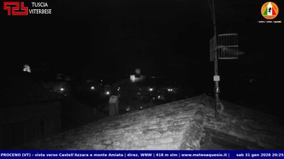 immagine della webcam nei dintorni di Valentano: webcam Proceno