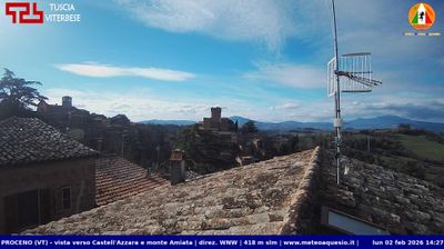 immagine della webcam nei dintorni di Sarteano: webcam Proceno