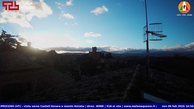 immagine della webcam nei dintorni di Orvieto: webcam Proceno