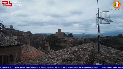 immagine della webcam nei dintorni di Castell'Azzara: webcam Proceno