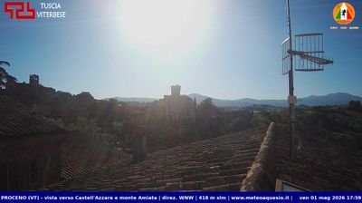 immagine della webcam nei dintorni di Capodimonte: webcam Proceno