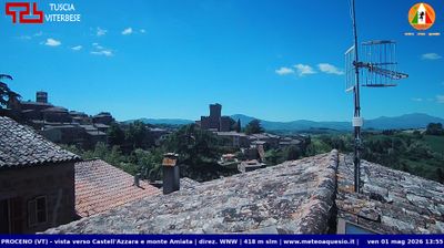 immagine della webcam nei dintorni di Acquapendente: webcam Proceno