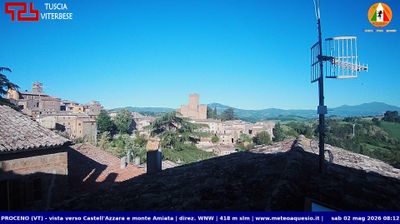 immagine della webcam nei dintorni di Castel del Piano: webcam Proceno