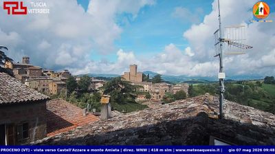 immagine della webcam nei dintorni di Monte Amiata: webcam Proceno