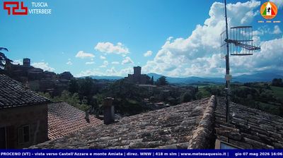immagine della webcam nei dintorni di Sarteano: webcam Proceno