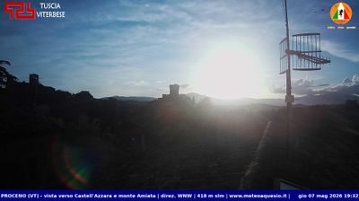 immagine della webcam nei dintorni di Abbadia San Salvatore: webcam Proceno