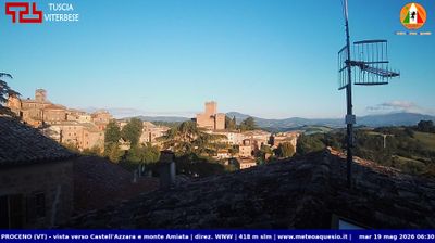 immagine della webcam nei dintorni di Monte Amiata: webcam Proceno