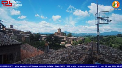 immagine della webcam nei dintorni di Saturnia: webcam Proceno