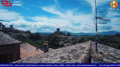 immagine della webcam nei dintorni di Monte Amiata: webcam Proceno