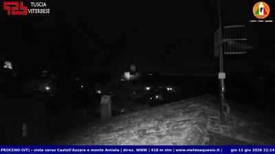 immagine della webcam nei dintorni di Castell'Azzara: webcam Proceno