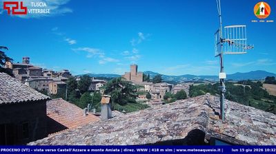 immagine della webcam nei dintorni di Sarteano: webcam Proceno