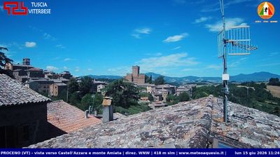 immagine della webcam nei dintorni di Abbadia San Salvatore: webcam Proceno