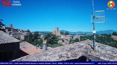 immagine della webcam nei dintorni di Castell'Azzara: webcam Proceno