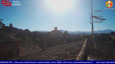 immagine della webcam nei dintorni di Lubriano: webcam Proceno