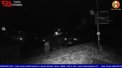 immagine della webcam nei dintorni di Castell'Azzara: webcam Proceno
