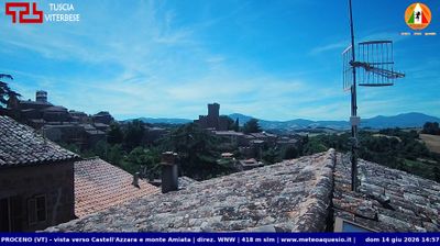 immagine della webcam nei dintorni di Bolsena: webcam Proceno