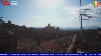 immagine della webcam nei dintorni di Abbadia San Salvatore: webcam Proceno