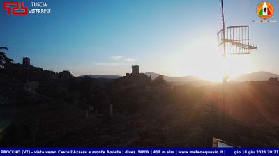 immagine della webcam nei dintorni di Castel del Piano: webcam Proceno
