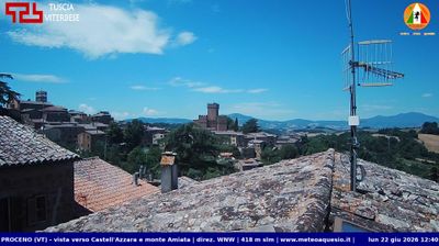 immagine della webcam nei dintorni di Sarteano: webcam Proceno