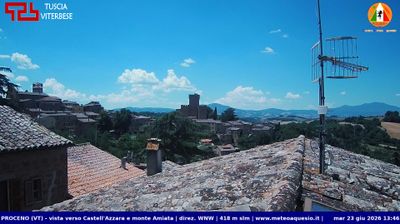 immagine della webcam nei dintorni di Abbadia San Salvatore: webcam Proceno