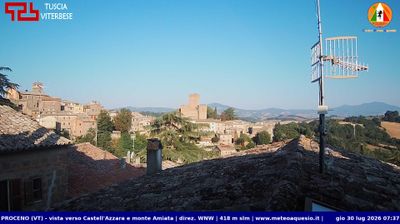 immagine della webcam nei dintorni di Castell'Azzara: webcam Proceno