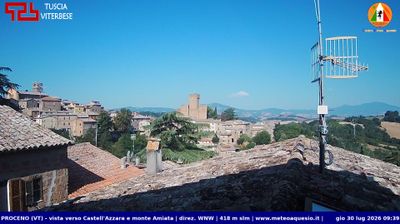 immagine della webcam nei dintorni di Lubriano: webcam Proceno