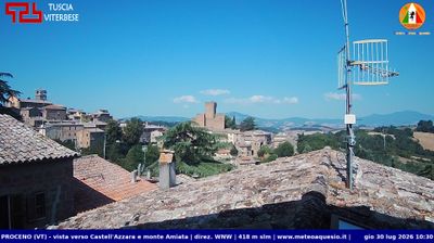 immagine della webcam nei dintorni di Gradoli: webcam Proceno