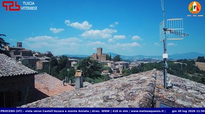 immagine della webcam nei dintorni di Castel Viscardo: webcam Proceno