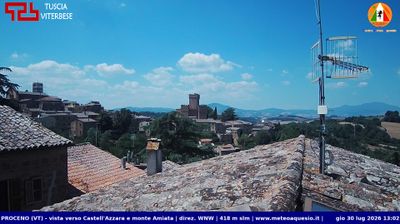 immagine della webcam nei dintorni di Castel Viscardo: webcam Proceno