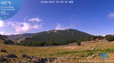immagine della webcam nei dintorni di Isnello: webcam Piano Battaglia