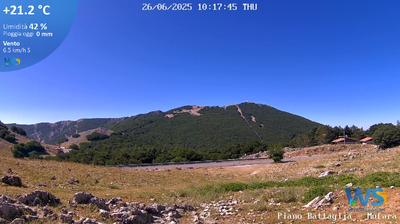 immagine della webcam nei dintorni di Alia: webcam Piano Battaglia