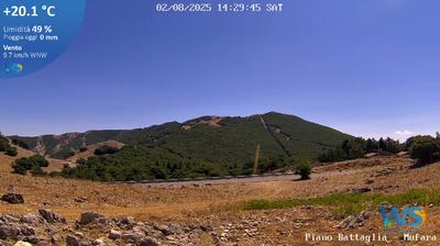 immagine della webcam nei dintorni di Cefalù: webcam Piano Battaglia