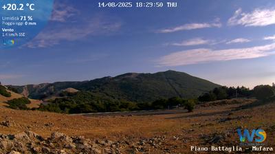 immagine della webcam nei dintorni di Termini Imerese: webcam Piano Battaglia