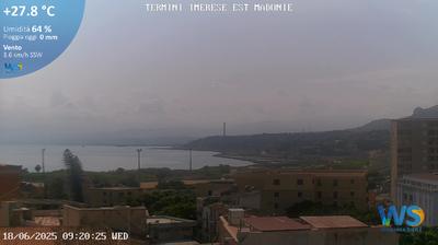 immagine della webcam nei dintorni di Isnello: webcam Termini Imerese